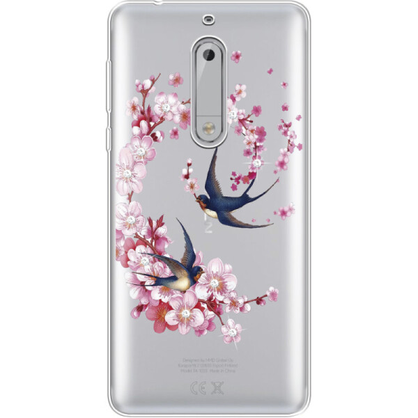 

Силиконовый чехол BoxFace Nokia 5 Swallows and Bloom (31264-rs4)
