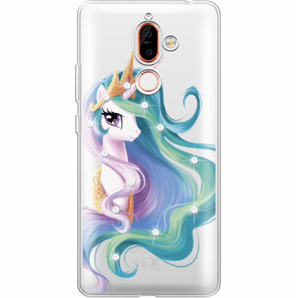 

Силиконовый чехол BoxFace Nokia 7 Plus Unicorn Queen (34038-rs3)