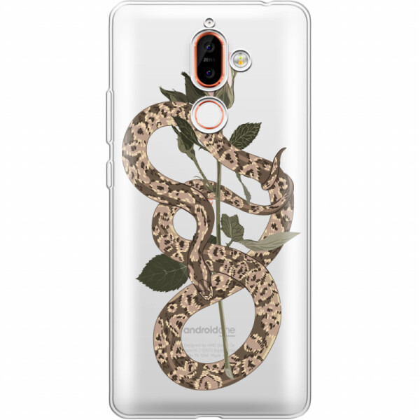 

Силиконовый чехол BoxFace Nokia 7 Plus Glamor Snake (34038-cc67)