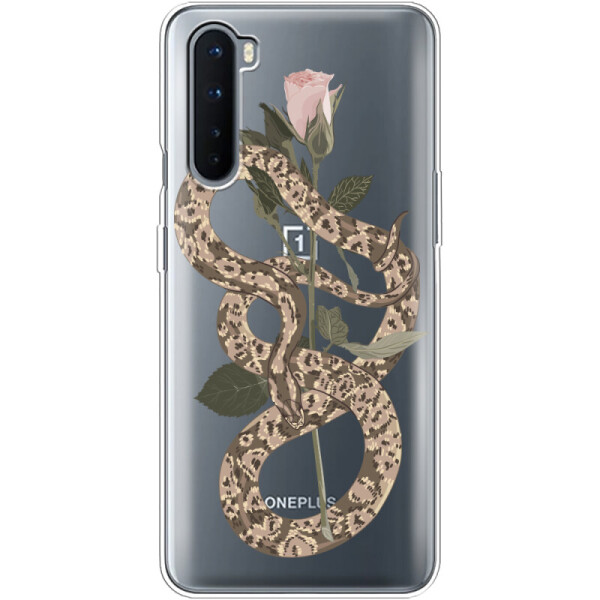 

Силиконовый чехол BoxFace OnePlus Nord Glamor Snake (40980-cc67)
