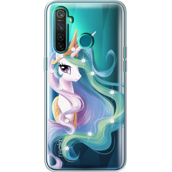 

Силиконовый чехол BoxFace Realme 5 Pro Unicorn Queen (39526-rs3)