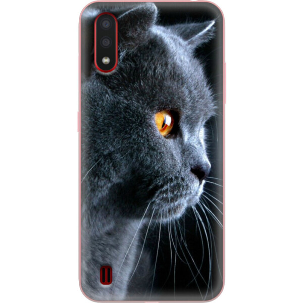 

Силиконовый чехол BoxFace Samsung A015 Galaxy A01 English cat (38839-up1346)