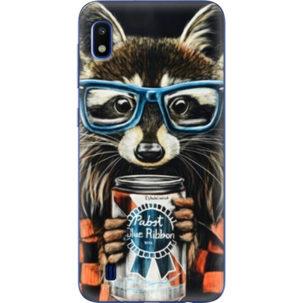 

Силиконовый чехол BoxFace Samsung A105 Galaxy A10 Енот с банкой (36867-up1333)