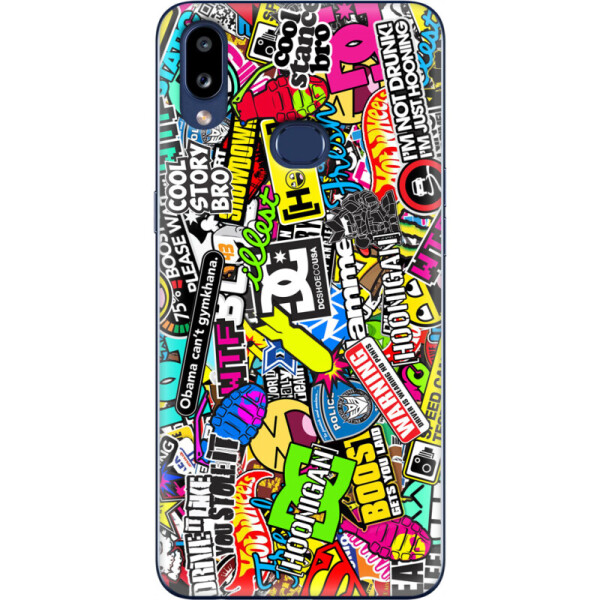 

Силиконовый чехол BoxFace Samsung A107 Galaxy A10s Multicolored Inscriptions (37944-up880)