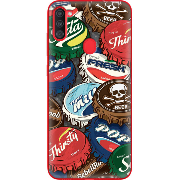 

Силиконовый чехол BoxFace Samsung A115 Galaxy A11 Drink Lids (39628-up2261)
