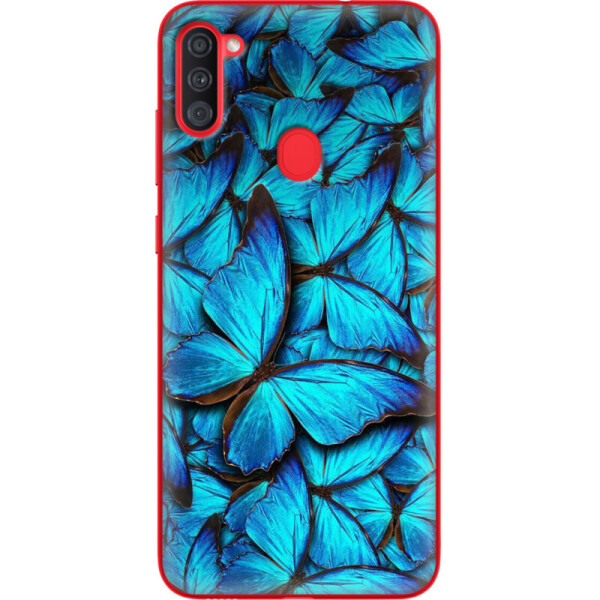 

Силиконовый чехол BoxFace Samsung A115 Galaxy A11 лазурные бабочки (39628-up1550)