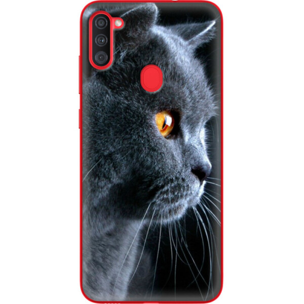 

Силиконовый чехол BoxFace Samsung A115 Galaxy A11 English cat (39628-up1346)