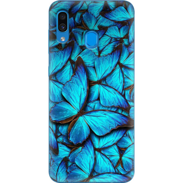 

Силиконовый чехол BoxFace Samsung A205 Galaxy A20 лазурные бабочки (38263-up1550)