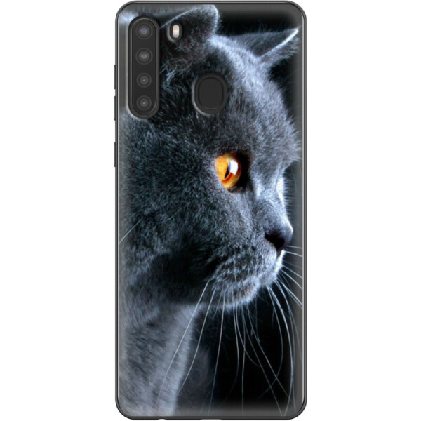

Силиконовый чехол BoxFace Samsung A215 Galaxy A21 English cat (39760-up1346)