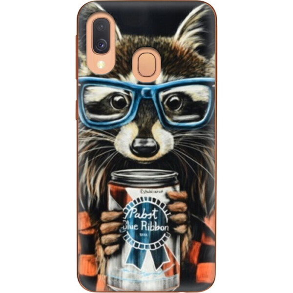 

Силиконовый чехол BoxFace Samsung A405 Galaxy A40 Енот с банкой (36707-up1333)