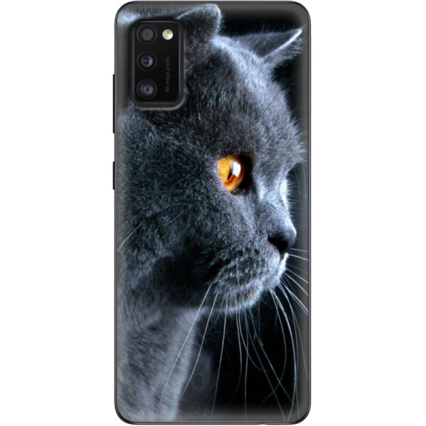 

Силиконовый чехол BoxFace Samsung A415 Galaxy A41 English cat (39755-up1346)
