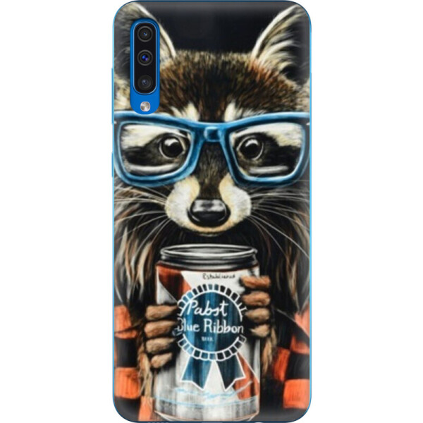 

Силиконовый чехол BoxFace Samsung A505 Galaxy A50 Енот с банкой (36417-up1333)