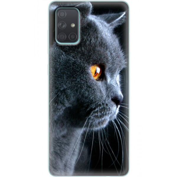 

Силиконовый чехол BoxFace Samsung A715 Galaxy A71 English cat (38850-up1346)