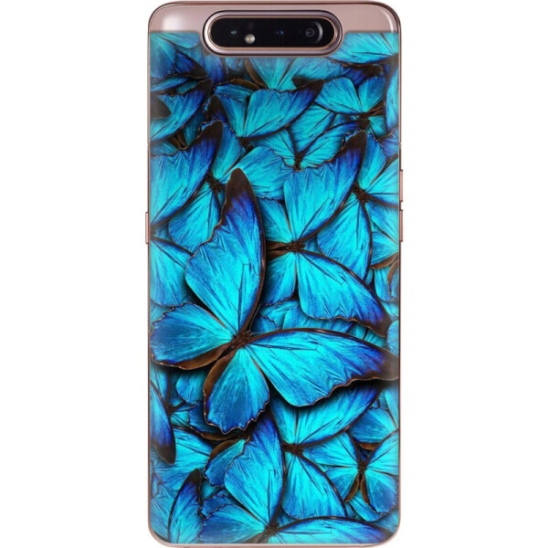 

Силиконовый чехол BoxFace Samsung A805 Galaxy A80 лазурные бабочки (37361-up1550)
