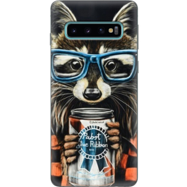 

Силиконовый чехол BoxFace Samsung G973 Galaxy S10 Енот с банкой (35853-up1333)