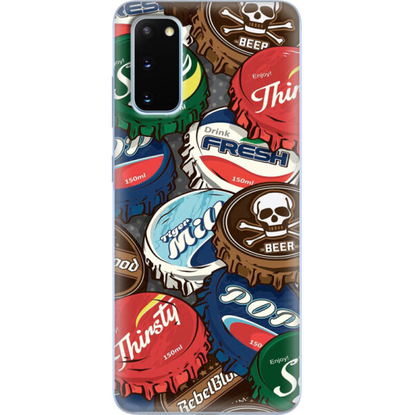 

Силиконовый чехол BoxFace Samsung G980 Galaxy S20 Drink Lids (38869-up2261)