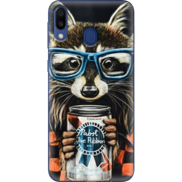 

Силиконовый чехол BoxFace Samsung M205 Galaxy M20 Енот с банкой (36205-up1333)