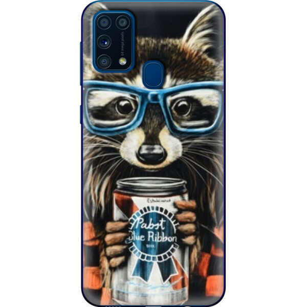 

Силиконовый чехол BoxFace Samsung M315 Galaxy M31 Енот с банкой (39091-up1333)