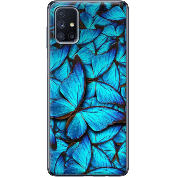 

Силиконовый чехол BoxFace Samsung M515 Galaxy M51 лазурные бабочки (40937-up1550)