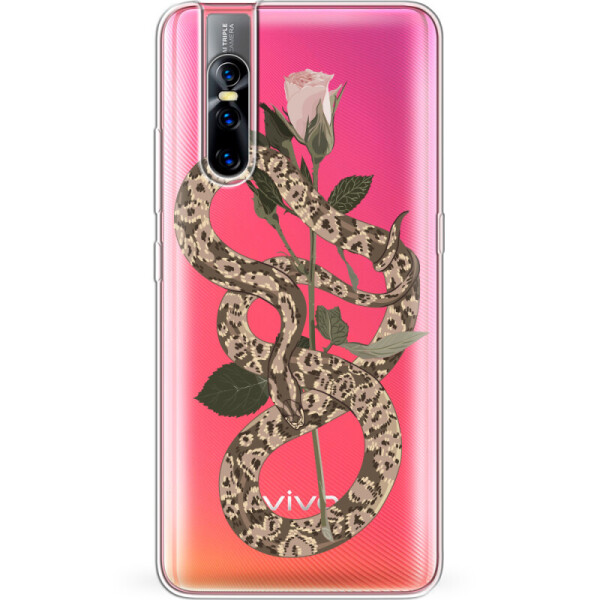 

Силиконовый чехол BoxFace Vivo V15 Pro Glamor Snake (37608-cc67)