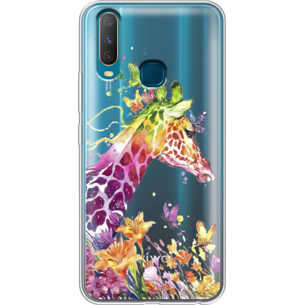 

Силиконовый чехол BoxFace Vivo Y17 Colorful Giraffe (37933-cc14)