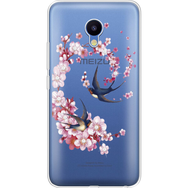 

Силиконовый чехол BoxFace Meizu M5 Swallows and Bloom (27747-rs4)