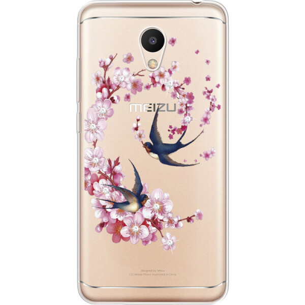 

Силиконовый чехол BoxFace Meizu M6 Swallows and Bloom (32141-rs4)