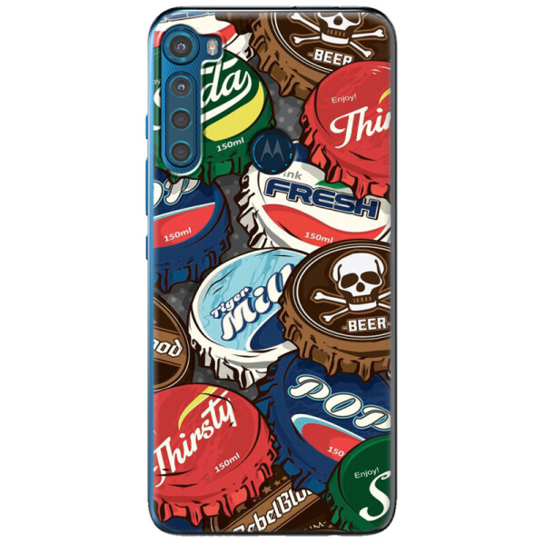 

Силиконовый чехол BoxFace Motorola One Fusion Plus Drink Lids (40947-up2261)