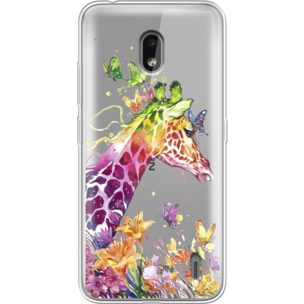 

Силиконовый чехол BoxFace Nokia 2.2 Colorful Giraffe (37988-cc14)