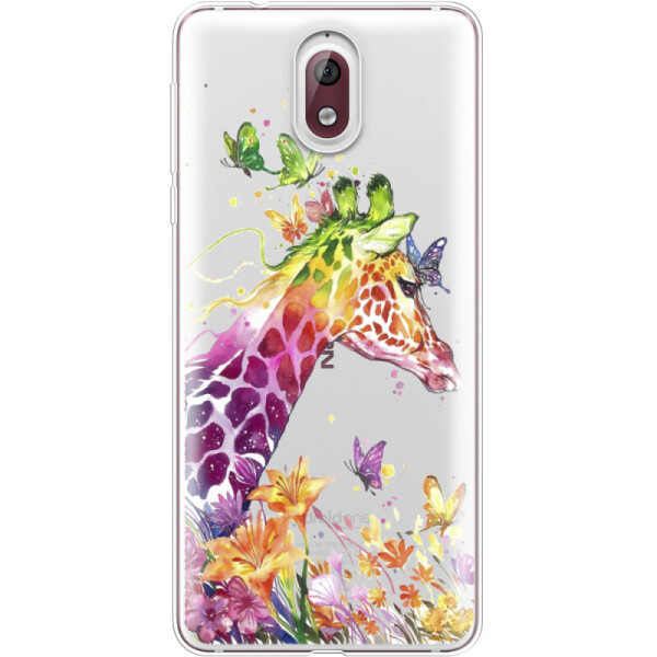 

Силиконовый чехол BoxFace Nokia 3.1 Colorful Giraffe (35753-cc14)