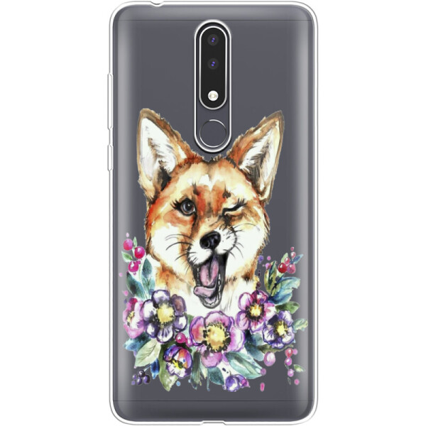 

Силиконовый чехол BoxFace Nokia 3.1 Plus Winking Fox (36116-cc13)