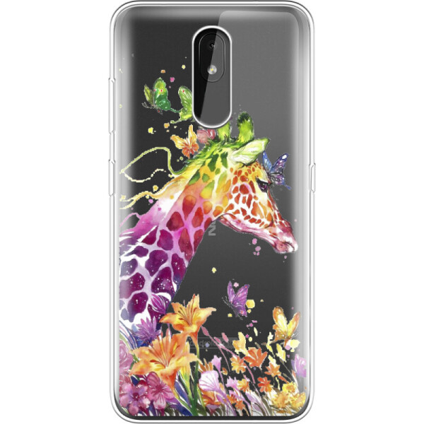 

Силиконовый чехол BoxFace Nokia 3.2 Colorful Giraffe (37208-cc14)
