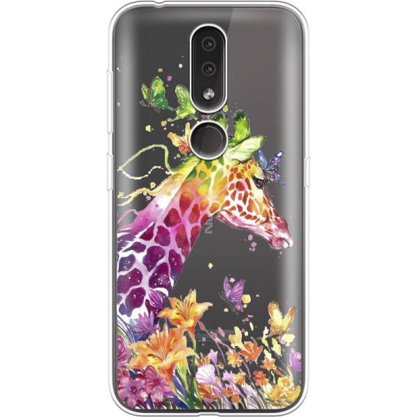 

Силиконовый чехол BoxFace Nokia 4.2 Colorful Giraffe (37209-cc14)
