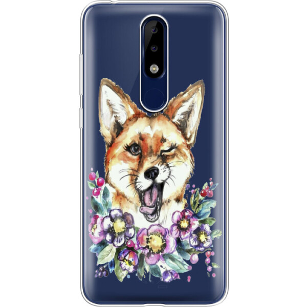 

Силиконовый чехол BoxFace Nokia 5.1 Plus Winking Fox (36117-cc13)