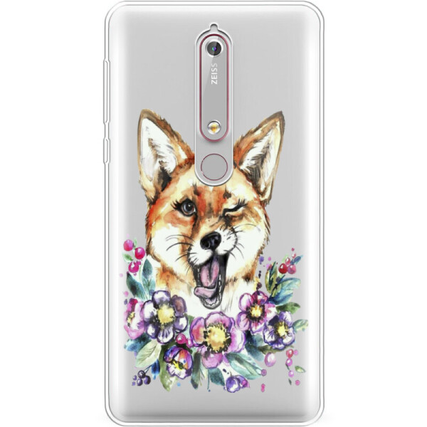 

Силиконовый чехол BoxFace Nokia 6 (2018) Winking Fox (33499-cc13)