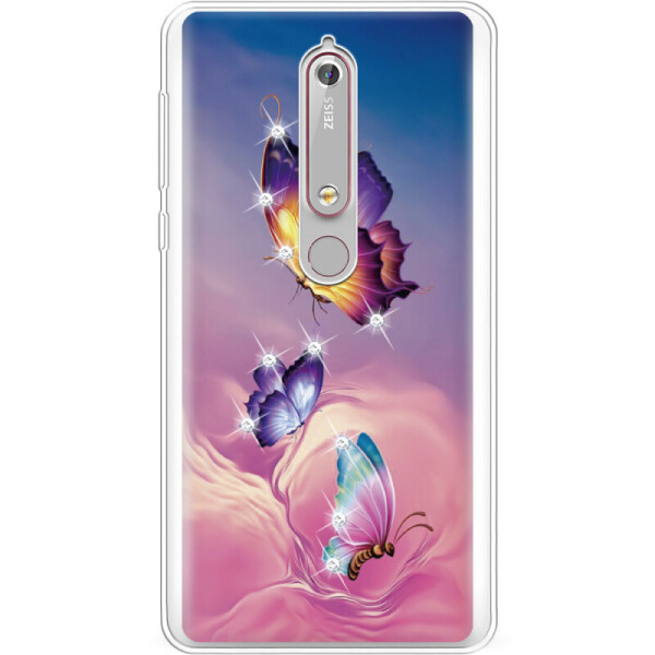 

Силиконовый чехол BoxFace Nokia 6 (2018) Butterflies (33499-rs19)