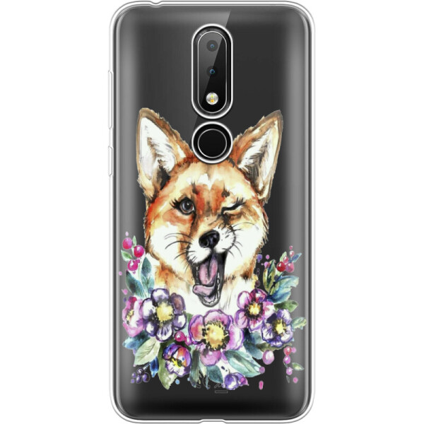 

Силиконовый чехол BoxFace Nokia 6.1 Plus Winking Fox (36788-cc13)