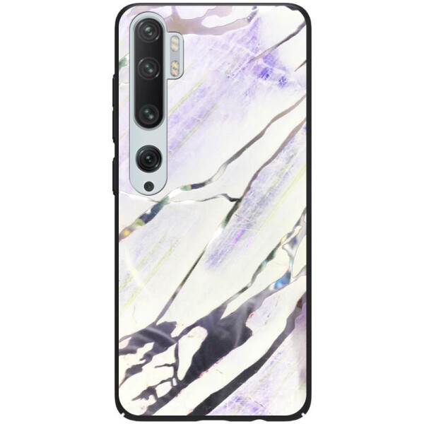 

TPU+PC чехол Marble UV для Xiaomi Mi Note 10 (Белый) (937163)