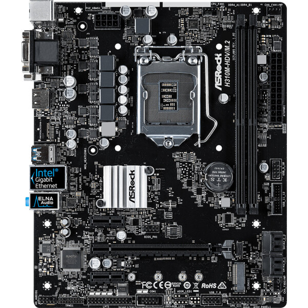 

Материнская плата ASRock H310M-HDV/M.2