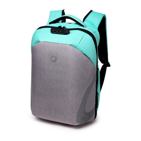 

Рюкзак для ноутбука Ozuko Laptop Protector gray/turquoise 15.6