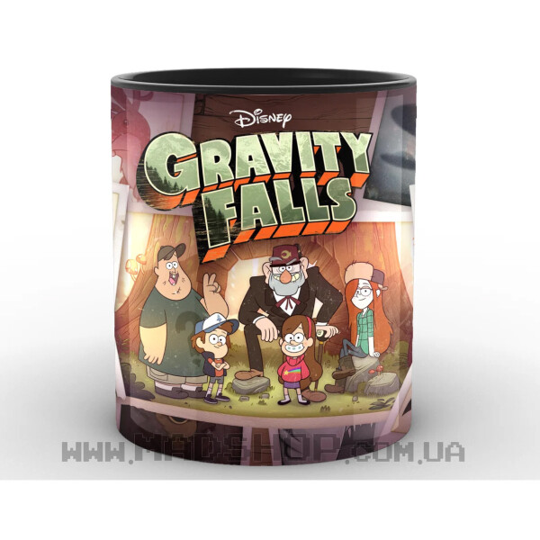

Кружка Gravity Falls heroes Черный