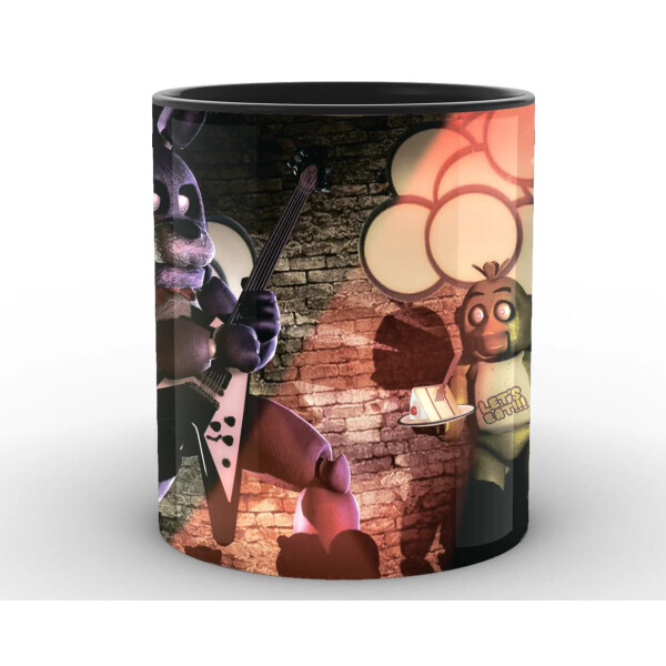 

Кружка Five Nights At Freddys Пять ночей с Фредди постер FN.02.009 Черный