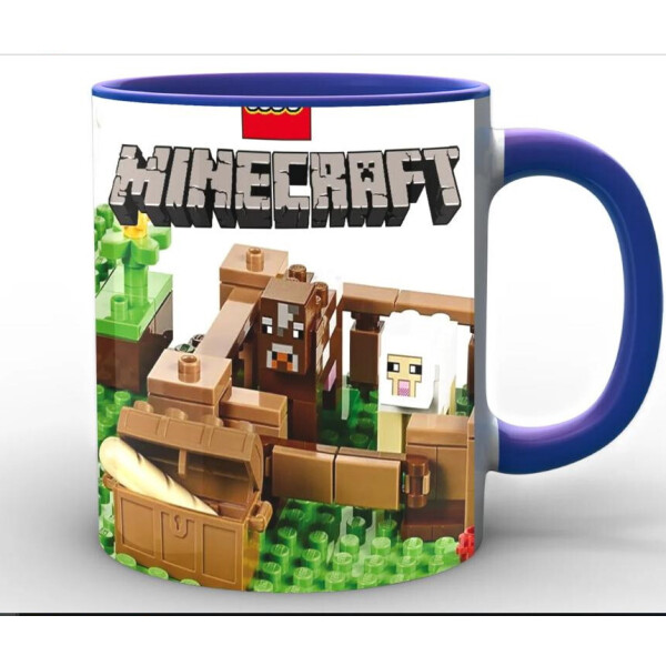 

Кружка GeekLand Minecraft Майнкрафт лего MС.02.010 синяя
