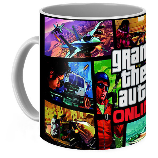 

Кружка GeekLand GTA ГТА постер GT.02.01 белая
