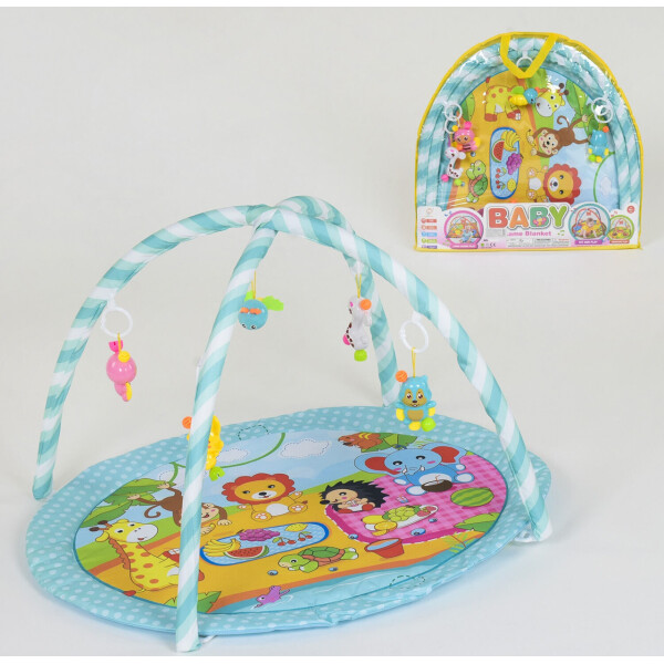 

Коврик игровой 840 голубой 83574