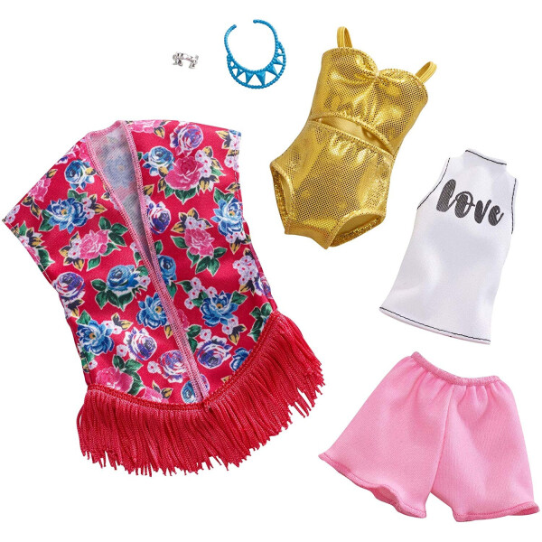 

Одежда для кукол Барби Barbie Beach Kimono/Swimsuit Fashion, 2 Pack FXJ62