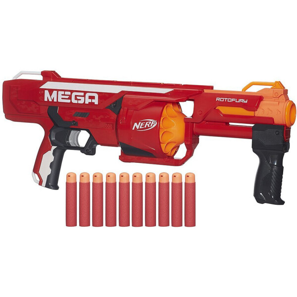 

Бластер Нерф Мега Ротофьюри Nerf N-Strike MEGA RotoFury Blaster Hasbro B0719