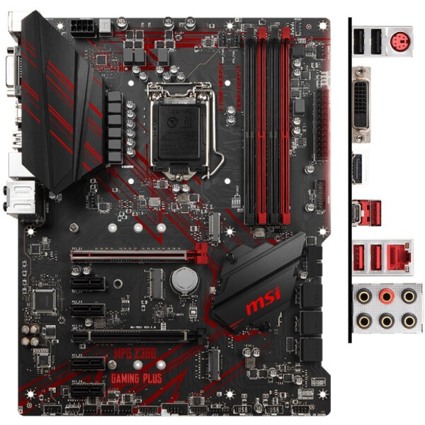 

Материнская плата MSI MPG Z390 GAMING PLUS