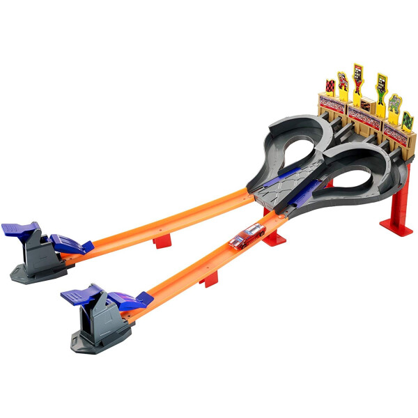 

Игровой набор трек Хот Вилс Безумные гонки Hot Wheels Super Speed Blastway Track Set CDL49