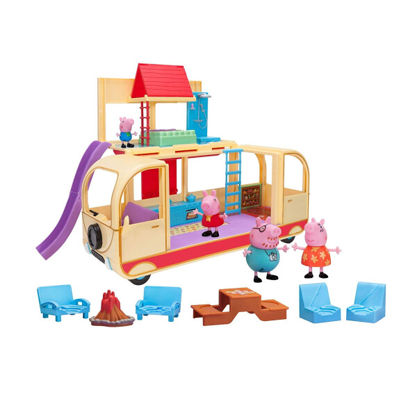 

Игровой набор Семейный кемпер трансформер свинки Пеппы, 4 фигурки Peppa Pig's Transforming Campervan Feature Playset 99800